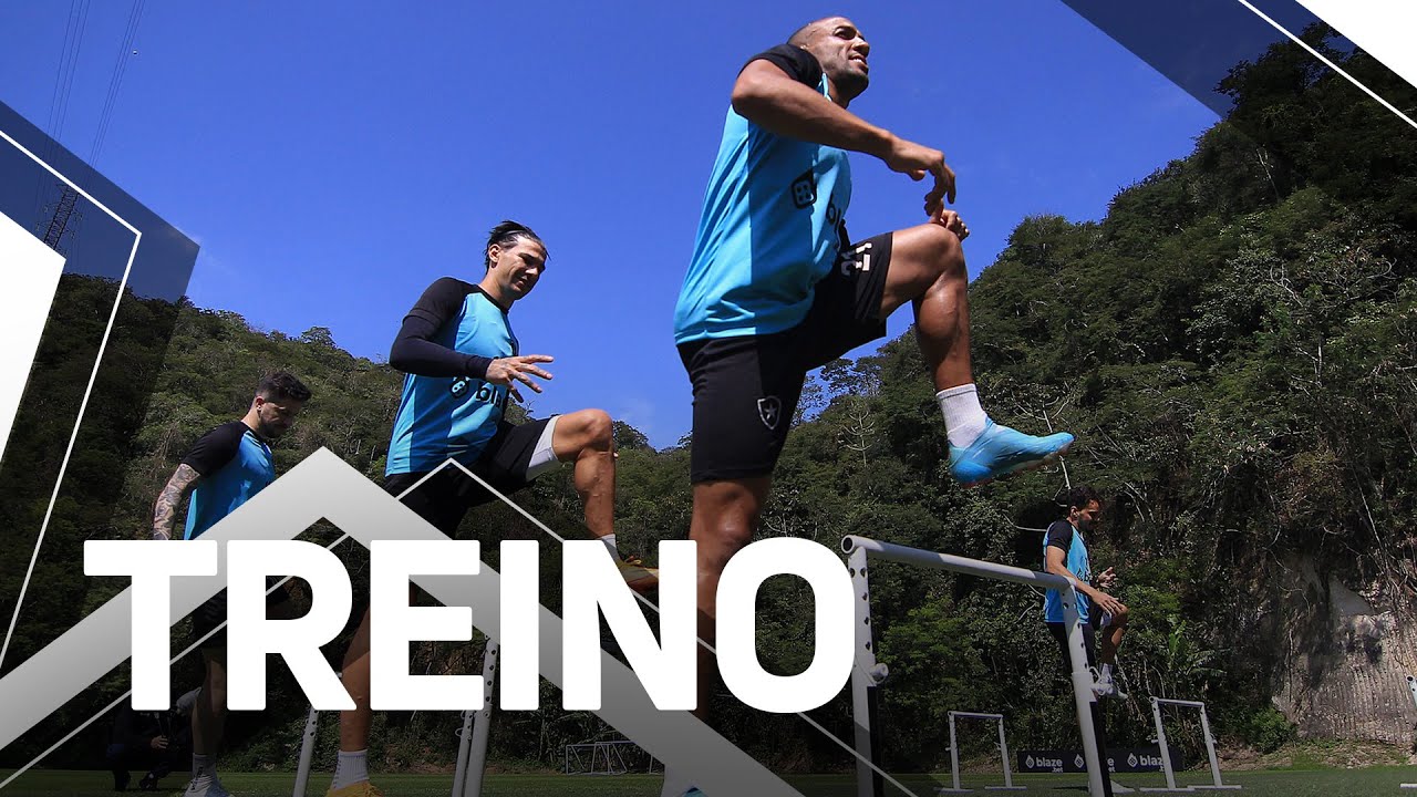 VÍDEO: Botafogo divulga imagens de treino na preparação para jogo com América-MG