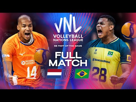 Brazil 🇧🇷 vs. Netherlands 🇳🇱 - VNL 2024 | Full Match | Week 3