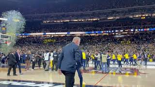 What it looks like courtside when you win a national championship