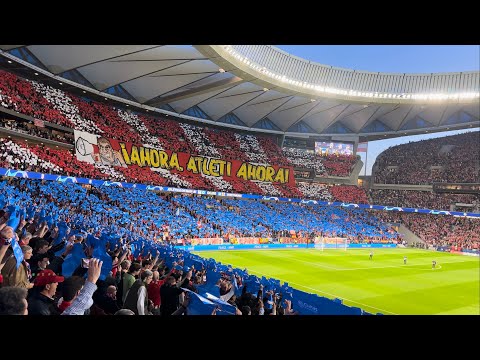 Incredible Atletico Madrid Civitas Metropolitano Stadium - UEFA Champions League Anthem