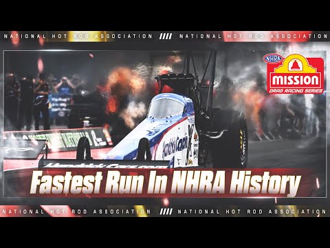 Brittany Force makes the fastest run in NHRA history