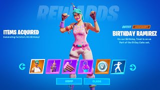 How to Unlock Birthday Rewards in Fortnite (Fortnite Birthday Challenges Reward)