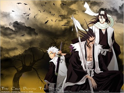 Bleach Chapter 666:Empty Hall of the Puppet Temple; 3 CAPTAIN THREE-WAY!!