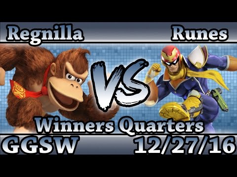 GGSW 13 - Regnilla (Doneky Kong) Vs. Runes (C.Falcon) Smash Wii U Winners Quarters - Smash 4
