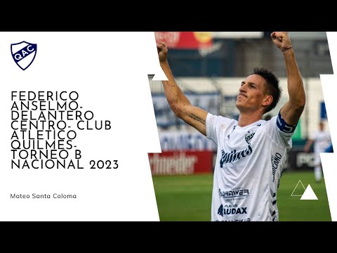 Federico Anselmo jugador de Quilmes en las primeras 4 fechas del torneo Nacional B