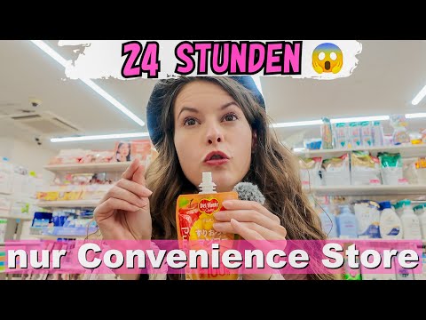24 STUNDEN NUR CONVENIENCE STORE ESSEN 😱🇯🇵