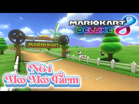 N64 Moo Moo Farm (8 Deluxe Custom Track)