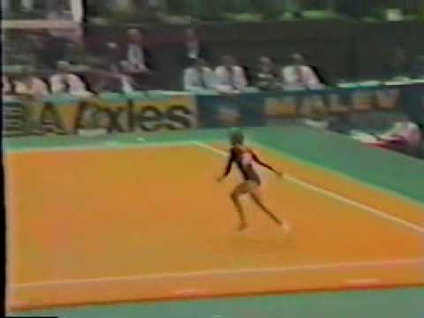 Silvia Rau 1983 Worlds Optionals Floor