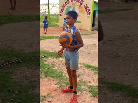 Jump Serve 😳 10 Year Old Boy | Thamizhannai Product  #future #india #shorts #kidz