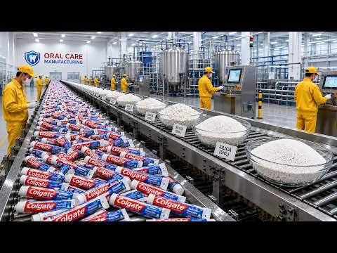 How Toothpaste Is Made From Silica Inside Massive Manufacturing Factory