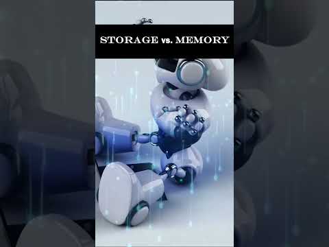Memory vs Storage - What's the Difference? 🤔🤔 #shorts
