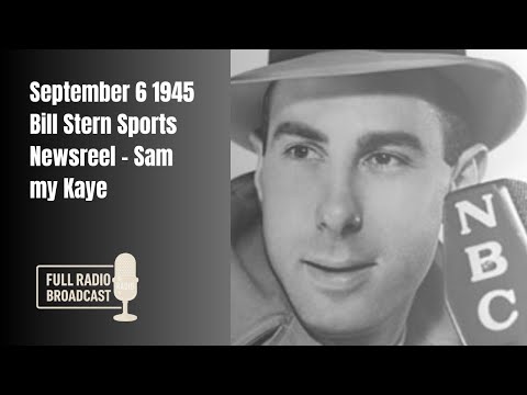 September 6 1945 Bill Stern Sports Newsreel - Sammy Kaye