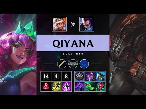 Qiyana Mid vs Yasuo - EUW Challenger Patch 25.S1.2