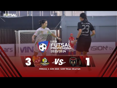 FULL MATCH LIGA FUTSAL PROFESIONAL 2023/2024 Kebumen United vs Muara Enim United