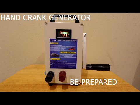 Hand Crank Generator - Be Prepared
