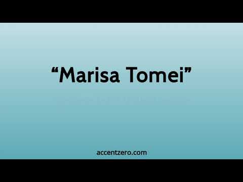 Pronounce "Marisa Tomei" - South Korean accent vs. native U.S.