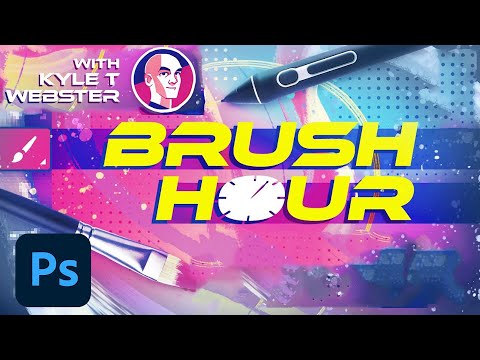 Brush Hour w/ Kyle T. Webster - Lesser Known Brushes (Part 4: Rake Brushes) | Adobe Creative Cloud