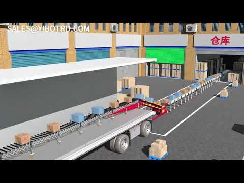 Automatic truck / container loading and unloading conveyor
