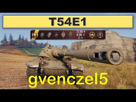 World Of Tanks - T54E1 - Siegfried Line, Tank Ász, Top Gun, Nagy kaliber,  6039 dmg