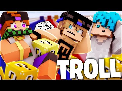 HO TROLLATO LOKK1 E MARCO NELLA LUCKY RACE! - Minecraft ITA Troll