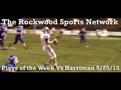 RHS Tiger Football - Plays of the Week Vs Harriman 9/25/15