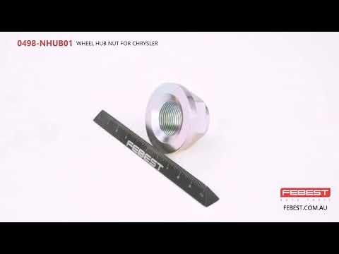 0498-NHUB01 WHEEL HUB NUT FOR CHRYSLER