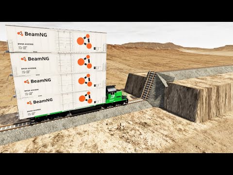 Trains vs Unfinished Railway Sa Beamng Nation – BeamNG.Drive