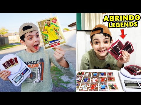 MARQUINHO COMPROU  PACOTES DE FIGURINHAS BUGADOS QUE SÓ VEM LENDÁRIAS! (AGORA ESTÁ RICO)