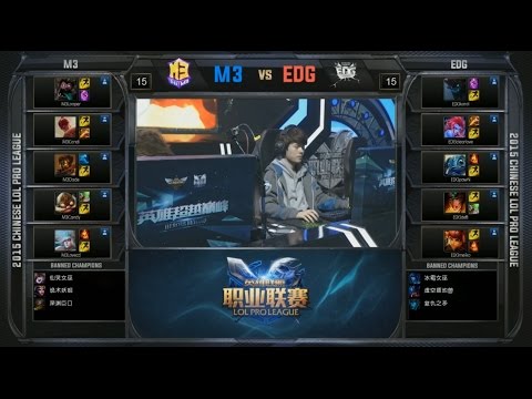 LPL EDG vs M3 Game 2 Highlights (LPL Spring 2015)