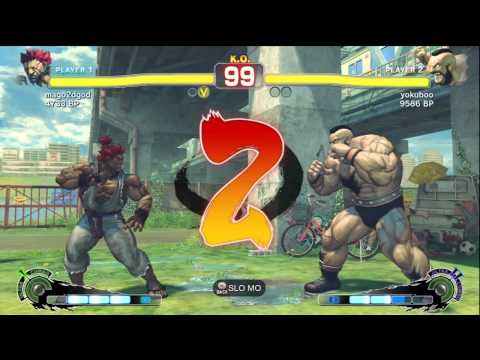 Mago [Akuma] vs yokuboo [Gief] SSF4 Japanese Online Ranked Matches - TRUE-HD