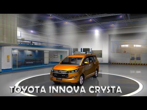 Thumbnail for Golden Color Toyota Innova Crysta Driving | Euro Truck Simulator | ETS2 by Toyota, Toyota Innova, Mercedes-Benz, Car, Truck