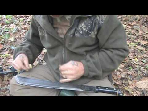 Making a Flemish Bow String in the Bush Part 1