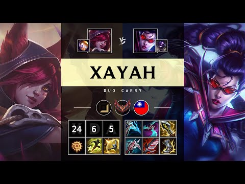 Xayah ADC vs Vayne - TW Grandmaster Patch 25.06