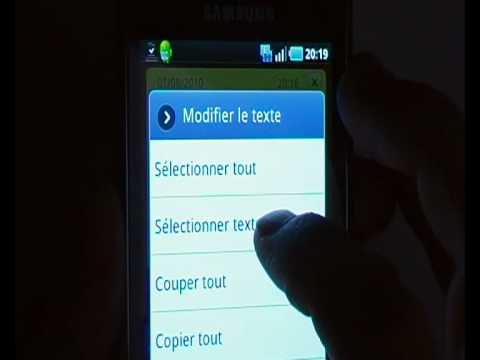 comment installer des application sur samsung galaxy s'i9000