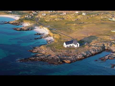 An Taigh Mòr B&B on the Isle of Eriskay, Outer Hebrides, Aerial Photography DJI Mavic Pro 2