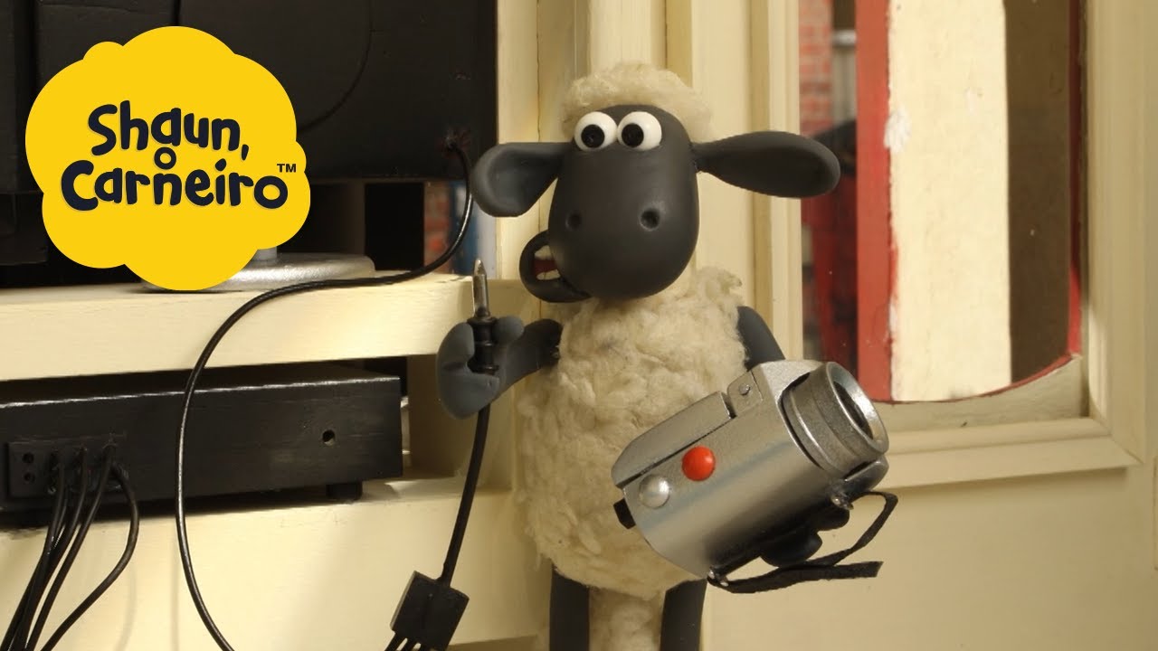 🐑Shaun, o Carneiro [Shaun the Sheep] Câmera Ovelha 🐑 Hora Especial🐑| Cartoons Para Crianças