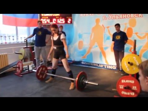 Фёдорова Ксения, тяга 112,5 кг