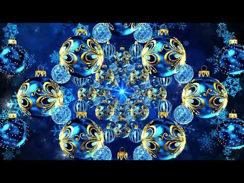 💙 Blue Christmas Ornaments Background 10H 4K | Elegant Holiday Lights & Festive Ambience 2025-12-20 04:36