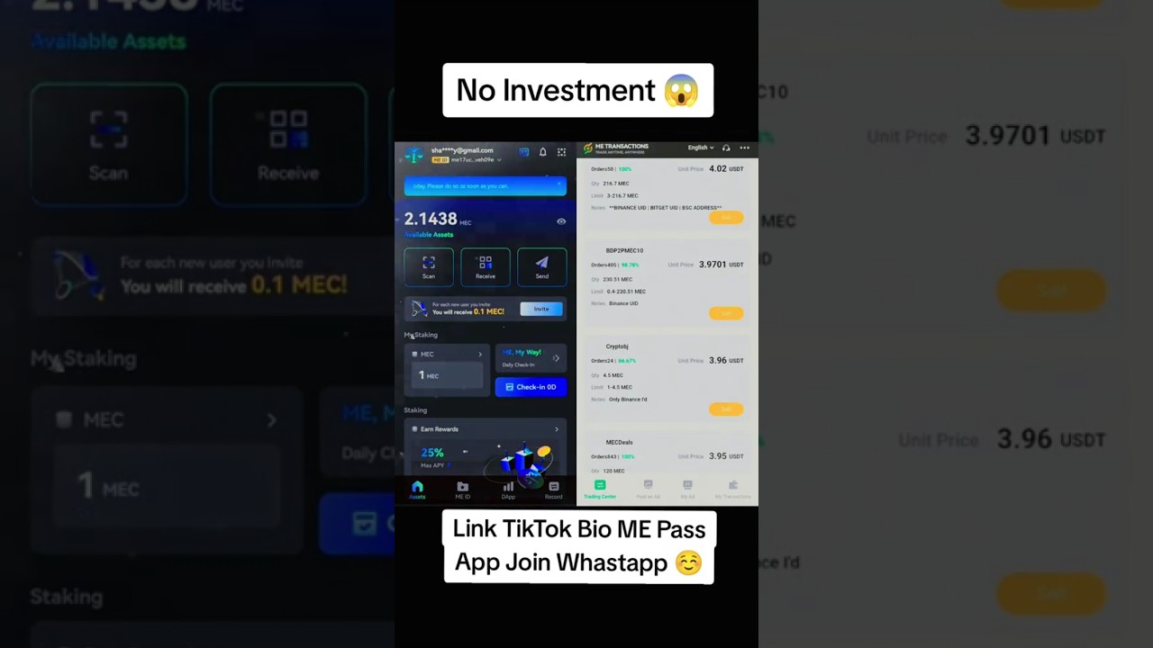 Me Pass Mining App Full Guide || How To Verify And Sell Me Pass
