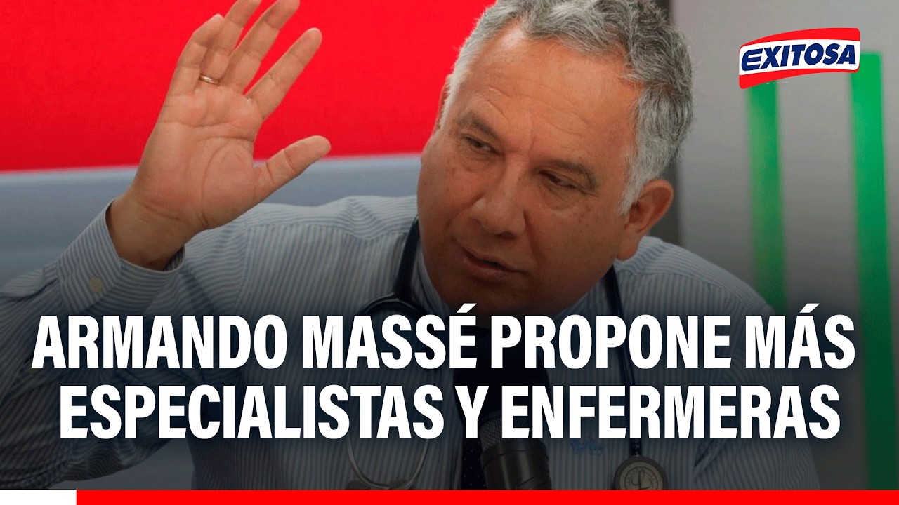 🔴🔵 Candidato presidencial Armando Massé presentó sus propuestas en salud