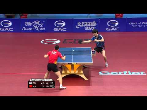 2013 Grand Finals MS-SF Ma Long - Kim Minseok (full match|short form in HD)
