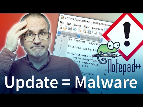 Video Thumbnail: Notepad++ gehackt: Updater installierte Malware