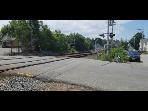 Mbta at north main street crossing in north Andover 7/13/2020