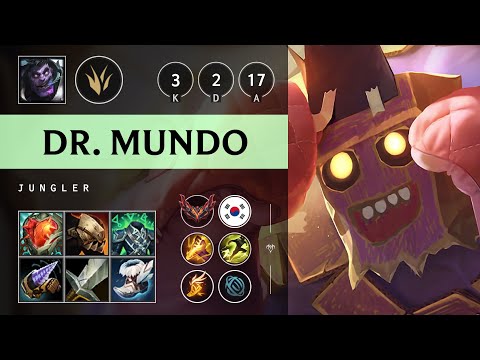 Dr. Mundo Jungle vs Viego - KR Grandmaster Patch 25.15