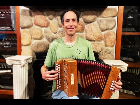 SALTBOU218DGCW -  Cherry Saltarelle Bouebe Diatonic Button Accordion DG MM 21 8 $2499