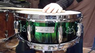 Video thumbnail for Pearl Morgan Rose Signature Snare 14" x 5" - Demo [HD] by SkylarkMusicStudios
