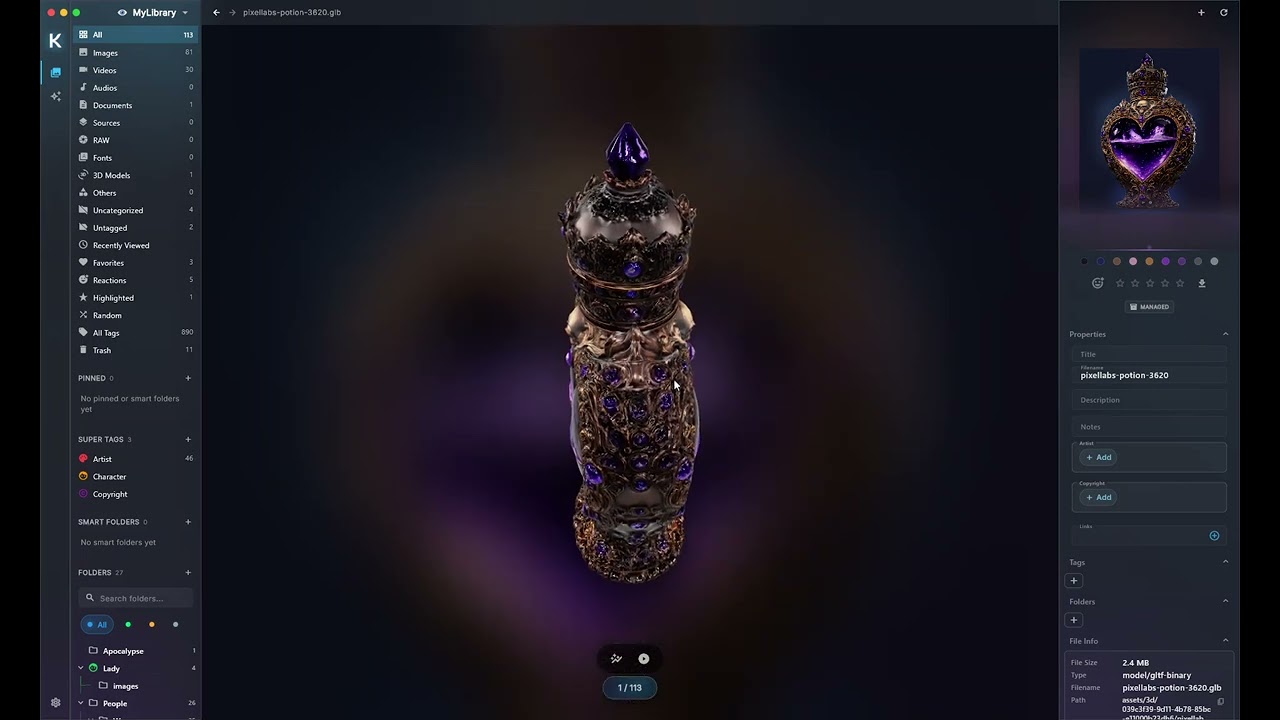 Kariel asset interaction recording