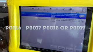 P0016 p0017,p0018or p0019 how to diagnose and fix the problem