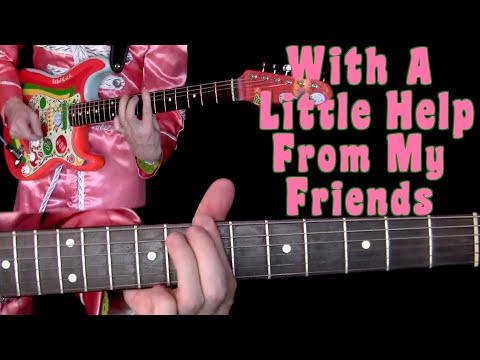 With A Little Help From My Friends | Guitar Cover | Isolated Video