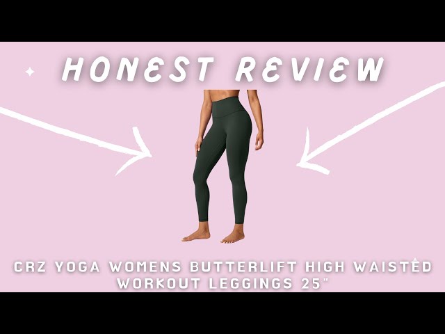 Vídeo relacionado con CRZ YOGA Mujer Butterluxe Leggings - 64cm Mallas de Yoga Cintura Alta Suaves y Elásticas Opacas para Deporte Gimnasio Negro 38